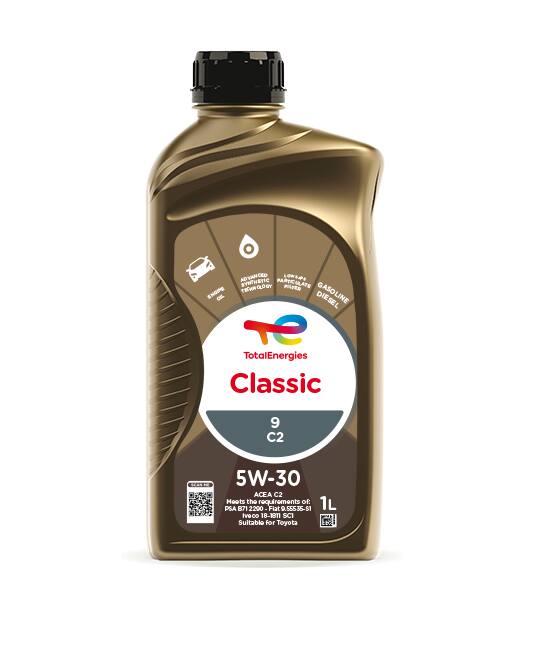 Масло моторное Total Classic 9 5W-40 208л 213690