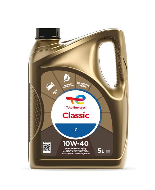 Масло моторное Total Classic 7 10W-40 5 л 156357